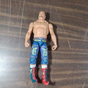 WWE Action Figure with Blue and Red Gear